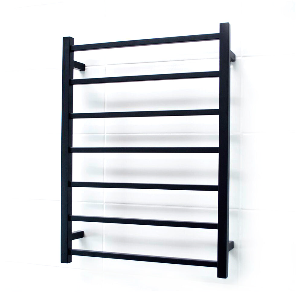 Heated Towel Rail BSTR01 BLACK Square Bar 600 x 800mm